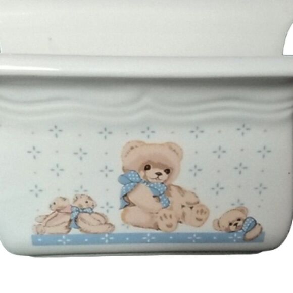 Vintage Tienshan Country Bear Napkin Holder - Picture 2 of 5
